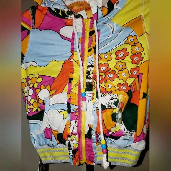 Peace Of Cake Colorful Kids Hoodie NWT Size: 4-6X - Picture 3 of 7